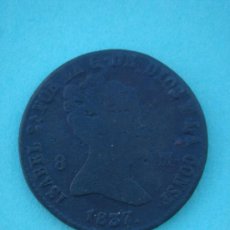 Monedas de España: 8 MARAVEDÍS 1837 ISABEL II. BUENA CALIDAD.