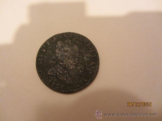 Monedas de Espa&ntilde;a: isabel ii, 1838   8-m - Foto 1