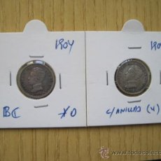Monedas de España: 2 MONEDAS 50 CENTIMOS DE PLATA, FOTO. Lote 34909054