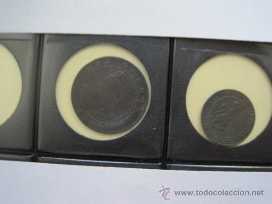 Coins of Spain: Serie de 1 y 2 centimos cobre