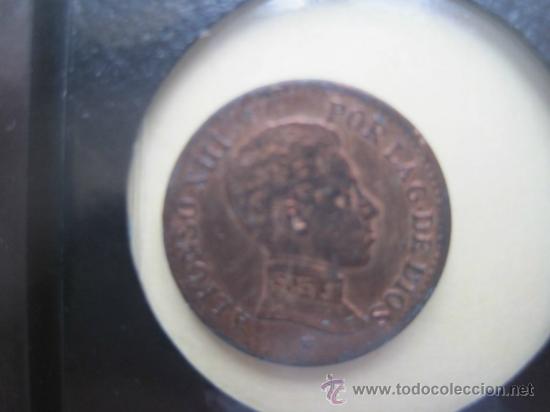 Coins of Spain: 1 centimo cobre 1906