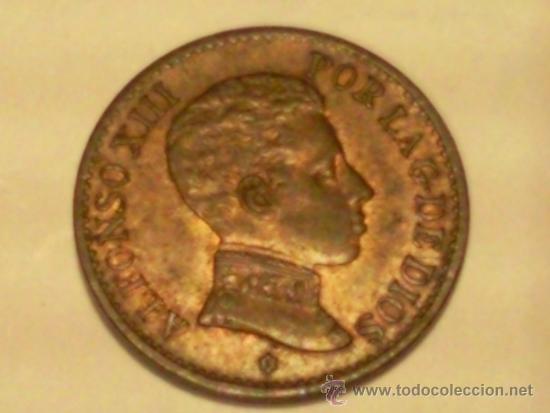 Monedas de Espa&ntilde;a: MONEDA ALFONSO XIII, 1 CENTIMO - SL-V, 1906 - 6 - Foto 1