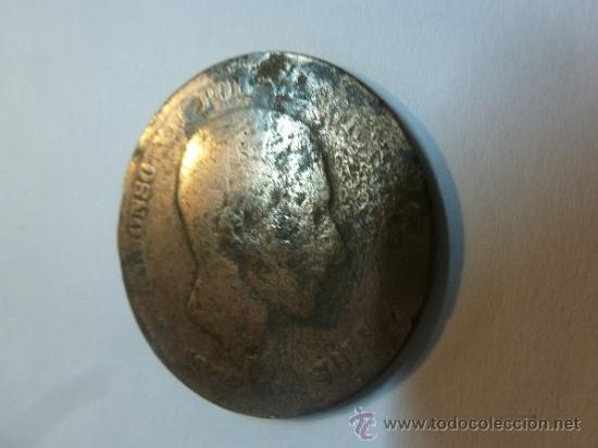 Monedas de Espa&ntilde;a: ALFONSO XII.  C&Eacute;NTIMOS DE 1878 - Foto 3