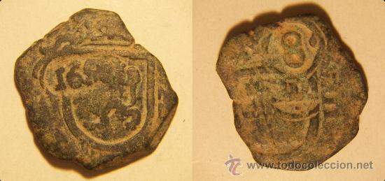 Monedas de Espa&ntilde;a: Moneda de 4 maravedis resellados a identificar - Foto 1