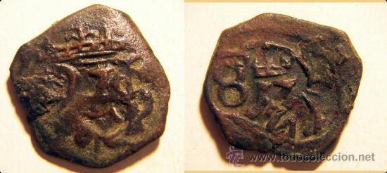 Monedas de Espa&ntilde;a: Moneda de 8 maravedis resellados a identificar - Foto 1