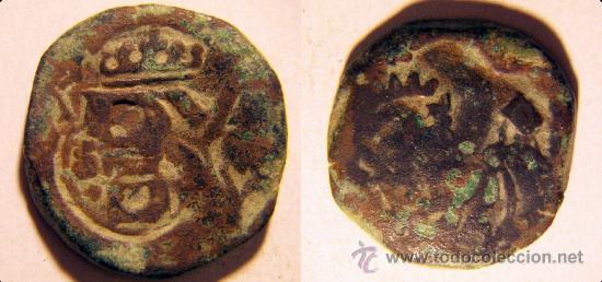 Monedas de Espa&ntilde;a: Moneda de 4 maravedis resellados a identificar - Foto 1