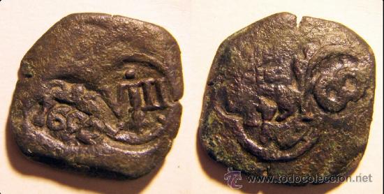Monedas de Espa&ntilde;a: Moneda de 4 maravedis a identificar 2 fechas - Foto 1