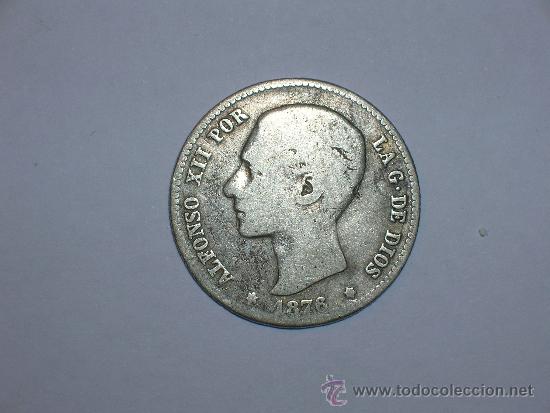 Monedas de Espa&ntilde;a: Espa&ntilde;a 1 peseta 1876 (4698) - Foto 1