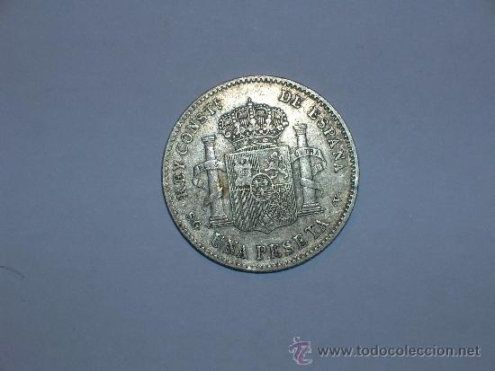 Monedas de Espa&ntilde;a: Espa&ntilde;a 1 peseta 1899 (4699) - Foto 2