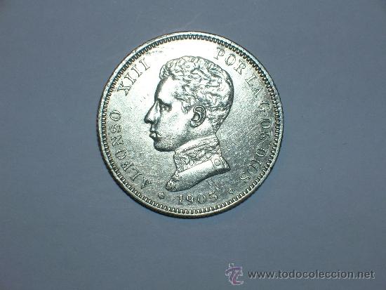 Monedas de Espa&ntilde;a: Espa&ntilde;a 2 pesetas 1905(4701) - Foto 1