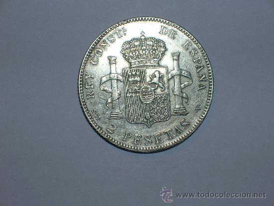 Monedas de Espa&ntilde;a: Espa&ntilde;a 2 pesetas 1905(4701) - Foto 2