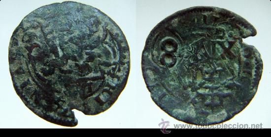 Monedas de Espa&ntilde;a: Moneda de 8 maravedis resellados a identificar - Foto 1