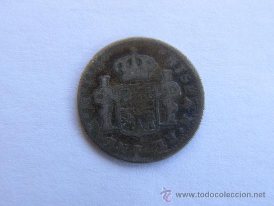 Monedas de Espa&ntilde;a: FERNANDO VII .MEDIO REAL. MEXICO.1810 - Foto 2