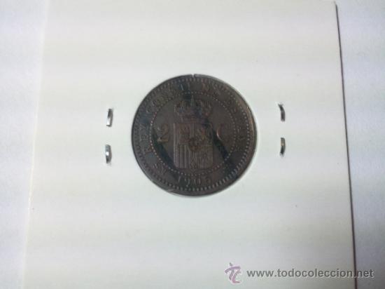 Monedas de Espa&ntilde;a: 2 C&Eacute;NTIMOS 1905 ALFONSO XIII - Foto 4