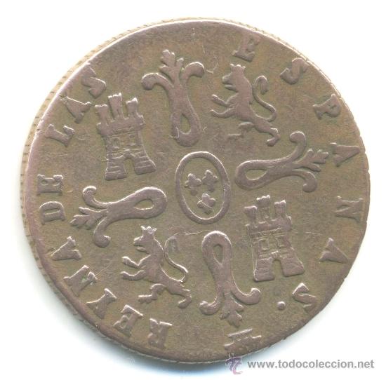 Monedas de Espa&ntilde;a: 8 maravedis Isabel II, 1844. Segovia - Foto 2