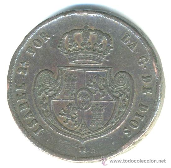 Monedas de Espa&ntilde;a: 1/2 real, Isabel II. 1850 Segovia - Foto 1