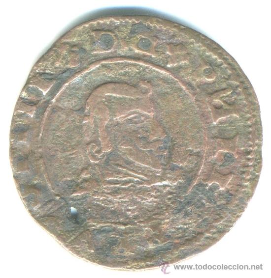 Monedas de Espa&ntilde;a: Parecen 8 maravedis, Felipe IV, 1663. cobre - Foto 1