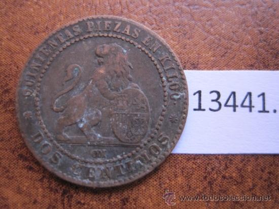 Monedas de Espa&ntilde;a: Espa&ntilde;a  , 2 centimos  1870 , Gobierno Provisional - Foto 1