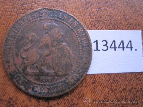 Monedas de Espa&ntilde;a: Espa&ntilde;a  , 2 centimos  1870 , Gobierno Provisional - Foto 2