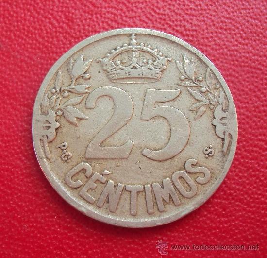 Monedas de Espa&ntilde;a: 25 CENTIMOS ALFONSO XIII 1925. BC - Foto 2