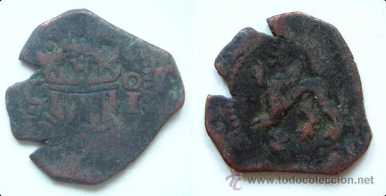 Monedas de Espa&ntilde;a: Moneda de 2 Maravedis Felipe II Cuenca - Foto 1