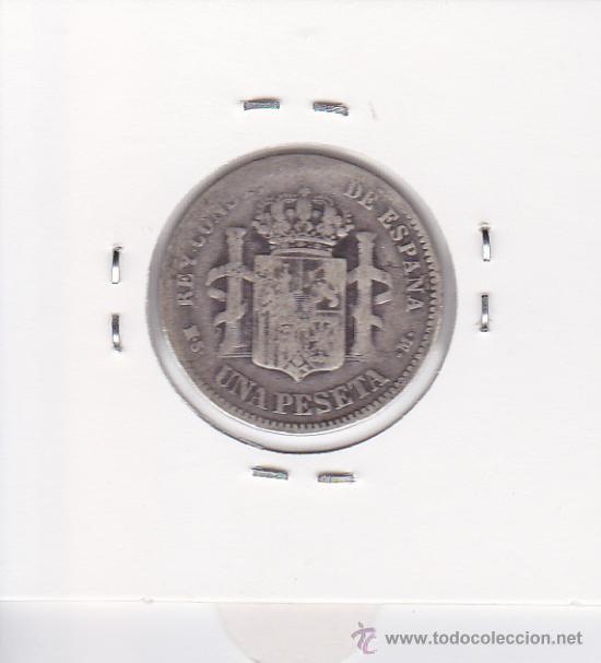 Monedas de Espa&ntilde;a: 1 PESETA 1882 MS M ALFONSO XII - Foto 2