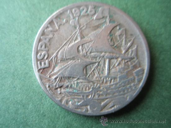 Monedas de Espa&ntilde;a: MONEDA DE ESPA&Ntilde;A-25 CENTIMOS-1925-25 MM.D-. - Foto 1