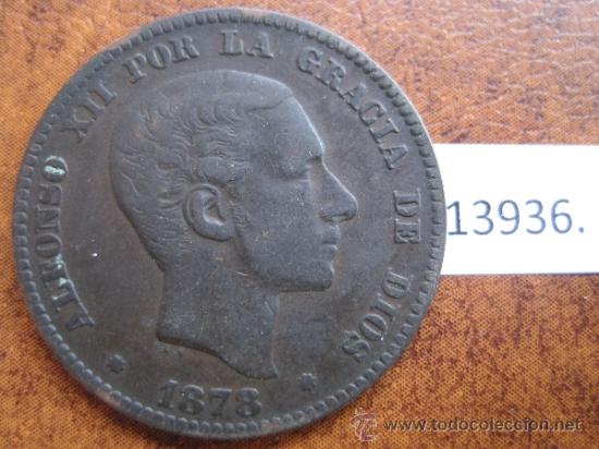 Monedas de Espa&ntilde;a: Espa&ntilde;a  , 10 centimos  1878 , Alfonso XII - Foto 1