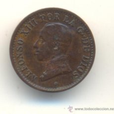 Monedas de España: RARO UN CÉNTIMO DE 1911 ALFONSO XIII ESTRELLA CLARA MÁS REGALO DE UN CÉNTIMO 1913 ESTRELLA CLARA