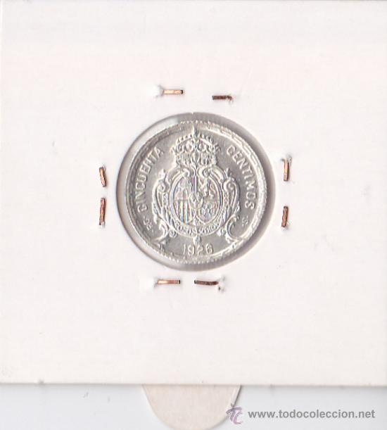 Monedas de Espa&ntilde;a: 50 C&Eacute;NTIMOS 1926 PC S ALFONSO XIII - Foto 2