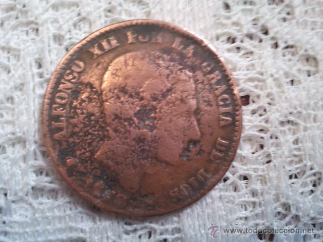 Monedas de Espa&ntilde;a: 10 CENTIMOS DE ALFONSO XII A&Ntilde;O 1878 - Foto 1