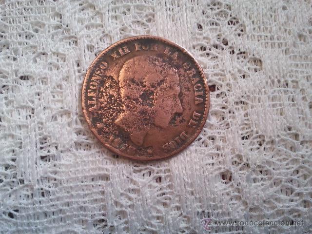 Monedas de Espa&ntilde;a: 10 CENTIMOS DE ALFONSO XII A&Ntilde;O 1878 - Foto 3