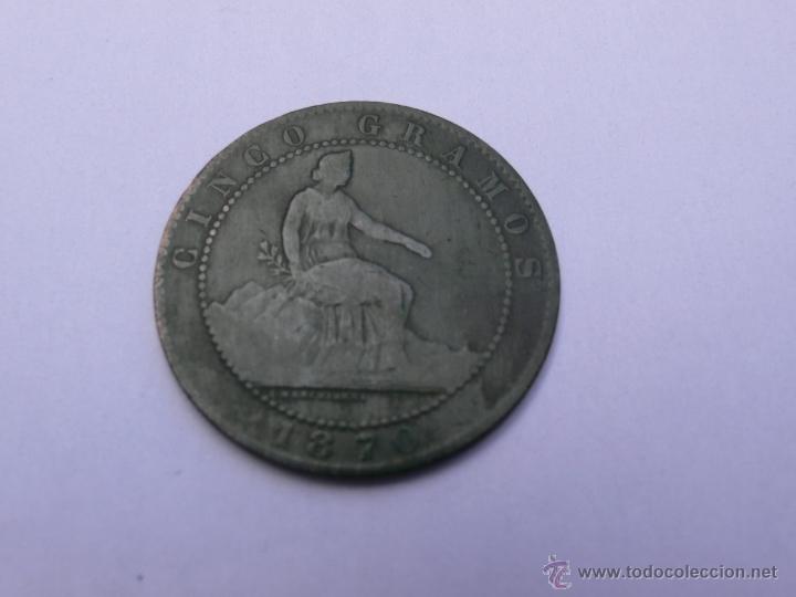 Moedas de Espanha: 5 CENTIMOS DE COBRE DE 1870 EN BASTANTE