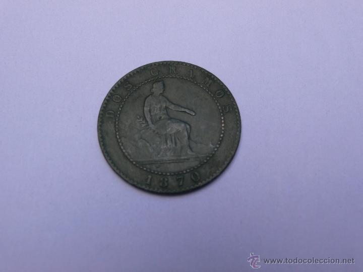 Monedas de Espa&ntilde;a: 2 CENTIMOS DE COBRE DE 1870 EN BASTANTE - Foto 1