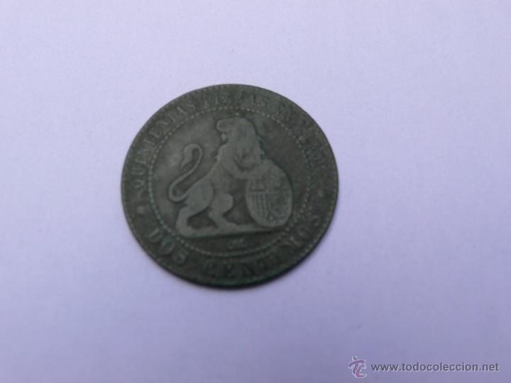 Monedas de Espa&ntilde;a: 2 CENTIMOS DE COBRE DE 1870 EN BASTANTE - Foto 2