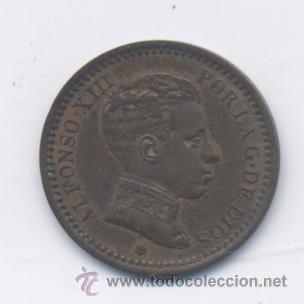 Monedas de Espa&ntilde;a: ALFONSO XIII- 2 CENTIMOS-1904*04 SMV-EBC - Foto 1