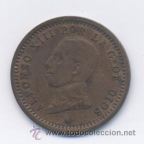 Monedas de Espa&ntilde;a: ALFONSO XIII- 2 CENTIMOS-1912*12 PCV-EBC - Foto 1