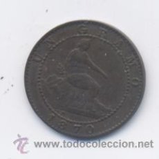 Monedas de España: GOBIERNO PROVISIONAL- 1 CENTIMO-1870-SC. Lote 40314043