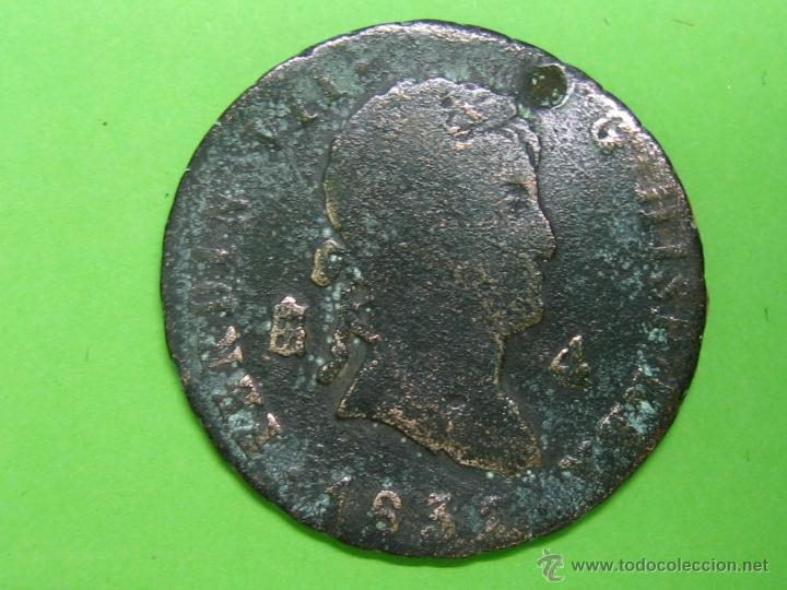 Monedas de Espa&ntilde;a: Moneda de 4 maravedies de FERNANDO VII - Foto 1
