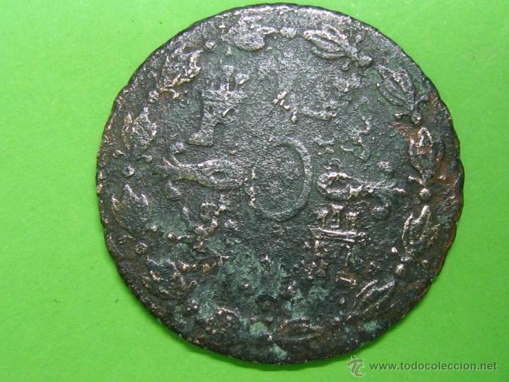 Monedas de Espa&ntilde;a: Moneda de 4 maravedies de FERNANDO VII - Foto 2