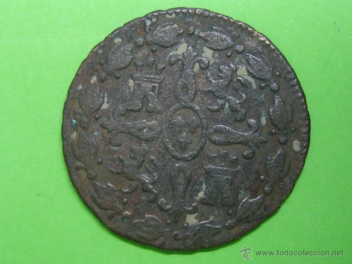 Monedas de Espa&ntilde;a: Moneda de 4 maravedies de FERNANDO VII - Foto 2