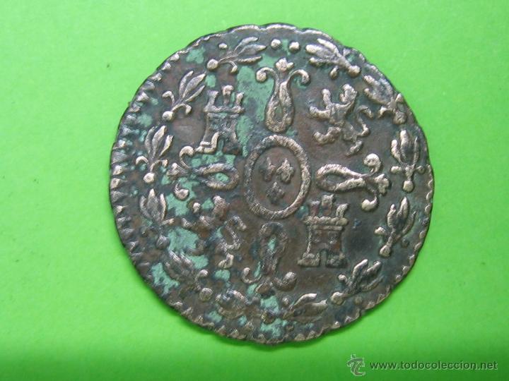 Monedas de Espa&ntilde;a: Moneda de 2 maravedies de FERNANDO VII - Foto 2