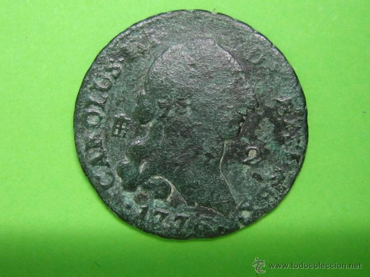 Monedas de Espa&ntilde;a: Moneda de 2 maravedies de CARLOS III - Foto 1