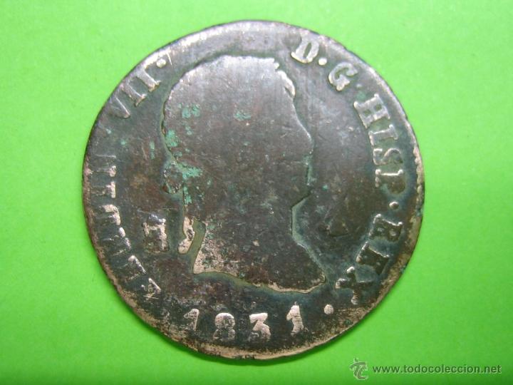 Monedas de Espa&ntilde;a: Moneda de 4 maravedies de FERNANDO VII - Foto 1