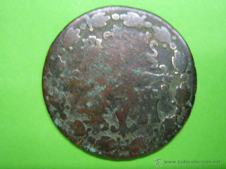 Monedas de Espa&ntilde;a: Moneda de 4 maravedies de FERNANDO VII - Foto 2