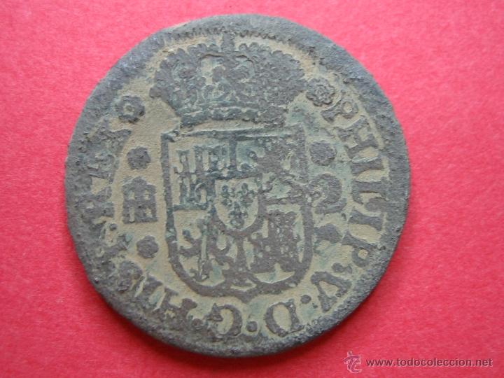 Monedas de Espa&ntilde;a: Coin.moneda de Felipe V - Foto 2