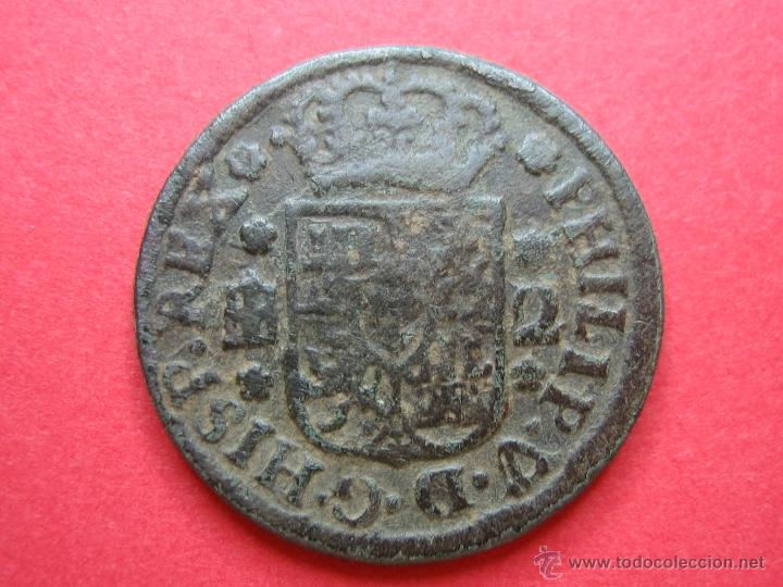 Monedas de Espa&ntilde;a: Coin.moneda de Felipe V - Foto 2