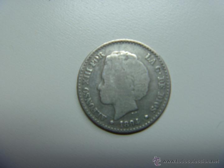 Monedas de Espa&ntilde;a: Rara moneda plata 1894 con curioso error - Foto 1