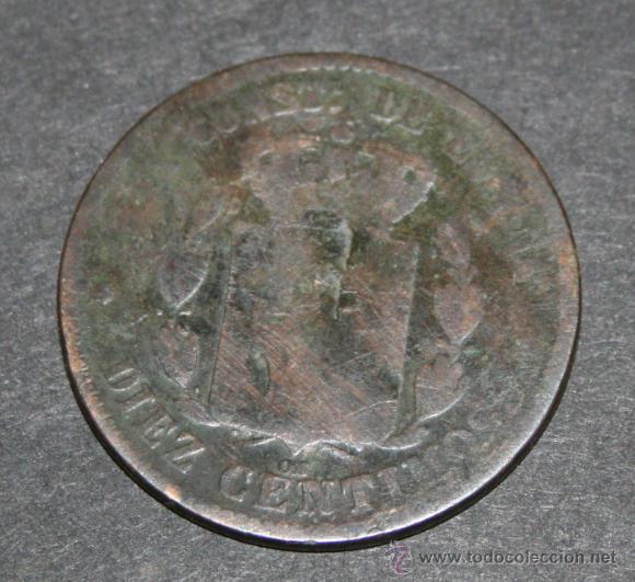 Monedas de Espa&ntilde;a: MONEDA DE 10 CENTIMOS - ALFONSO XII 1878 - 2 - Foto 2