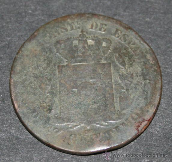 Monedas de Espa&ntilde;a: MONEDA DE 10 CENTIMOS - ALFONSO XII 1878 - Foto 2